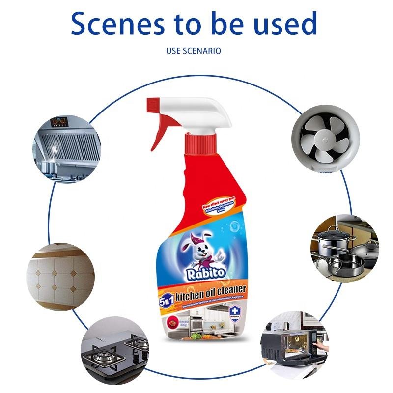 Household Extractor Hood Oil Stain Kitchen Cleaner Foam Spray