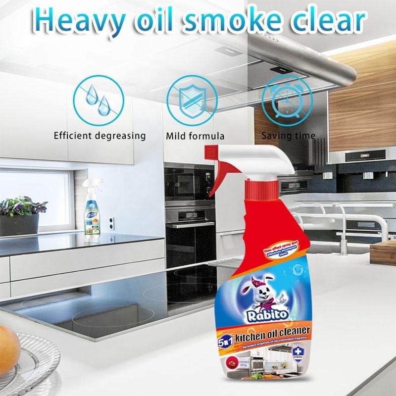 Household Extractor Hood Oil Stain Kitchen Cleaner Foam Spray