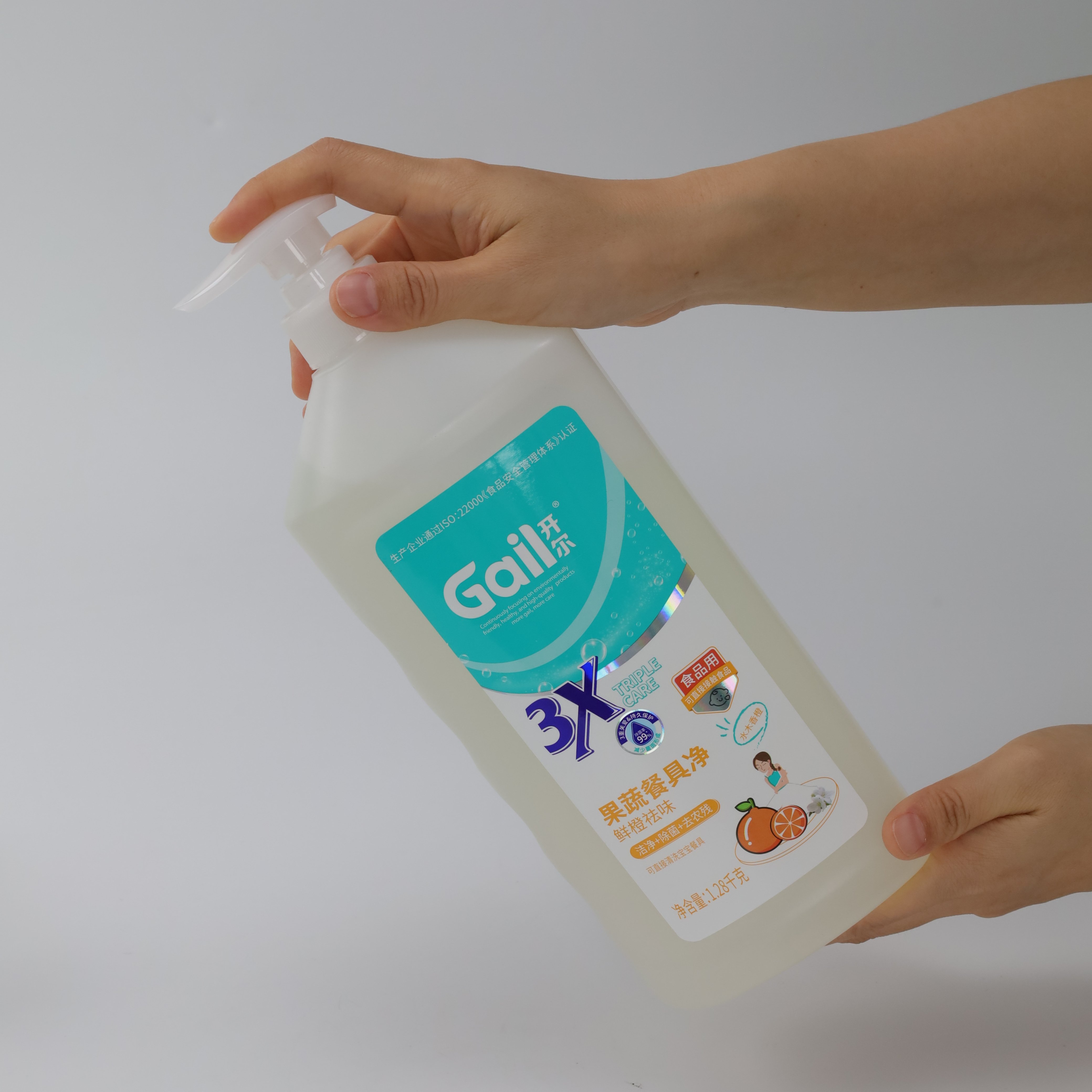 Wholesale Customizable Scented Liquid Dishwashing Detergent Stain Removal Aromatic Disposable Fruit And Vegetable Cleaner