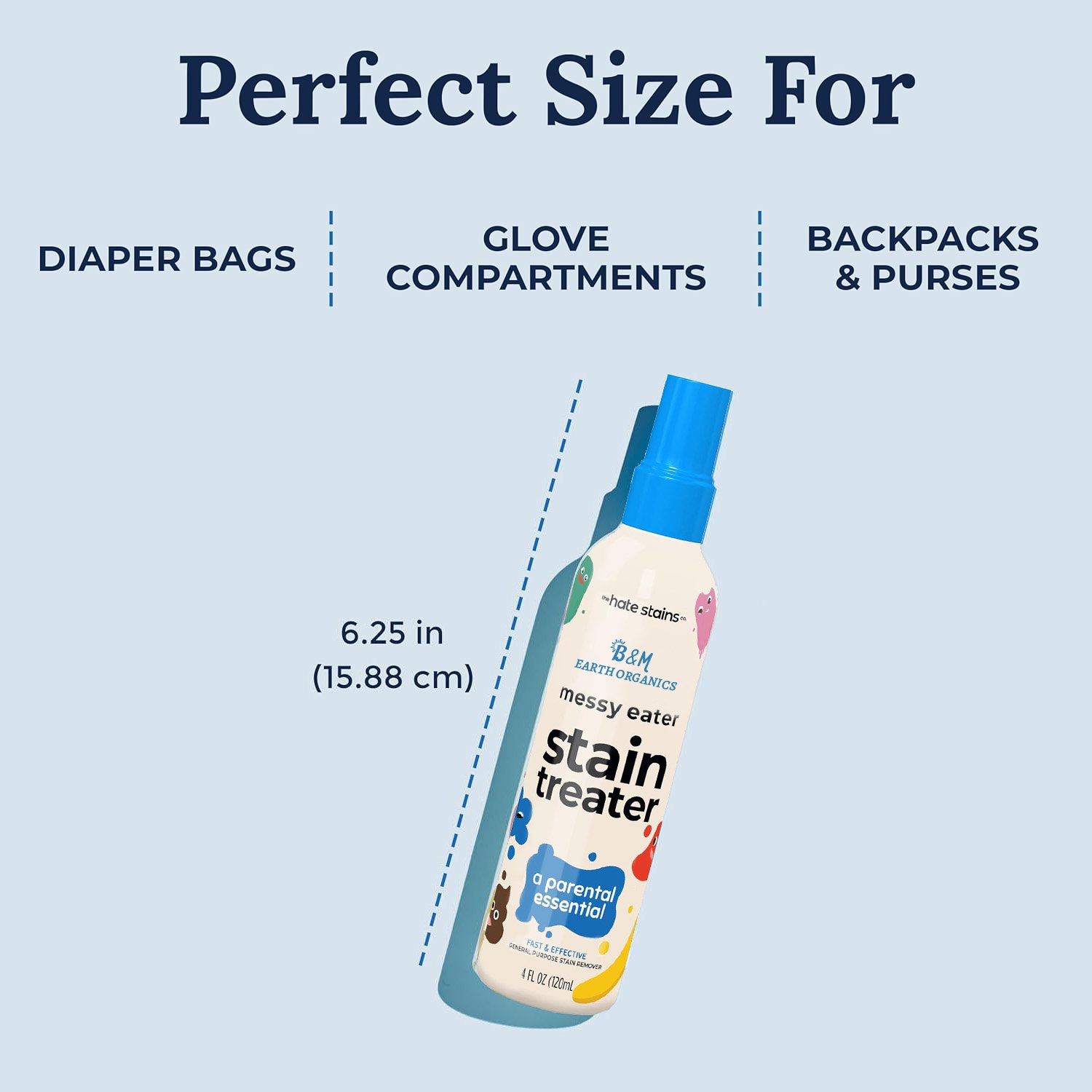 Messy Eater Stain Treater Spray Stain Remover Newborn Baby Essentials No Dry Cleaning Food Grease Coffee Off Laundry Underwear