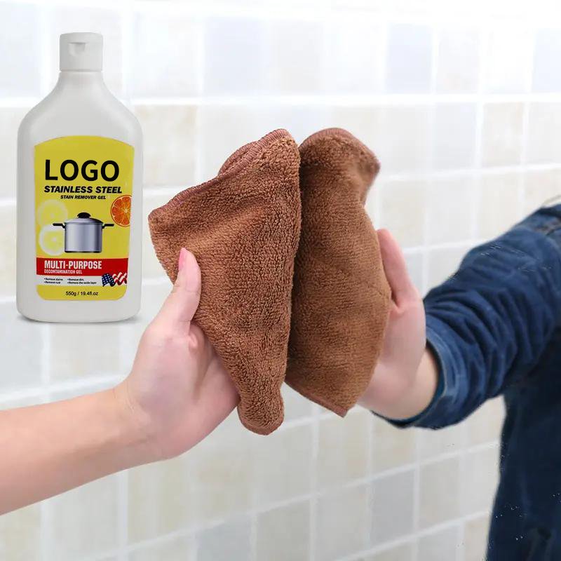 High Efficiency Powerful Heavy Oil Stain Remover Stainless Steel Kitchen Scouring Cleaners