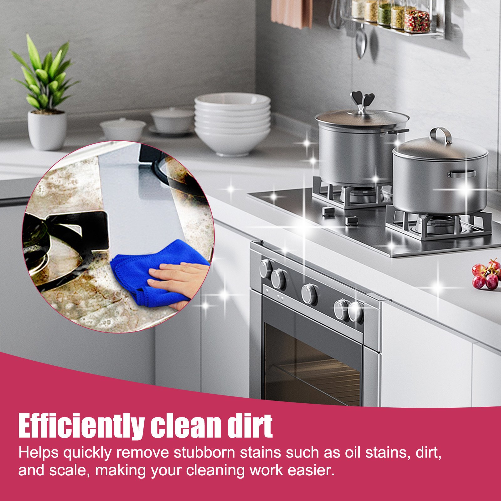 Wholesale kitchen powerful degreasing and stubborn stain removal multifunctional kitchen cleaner