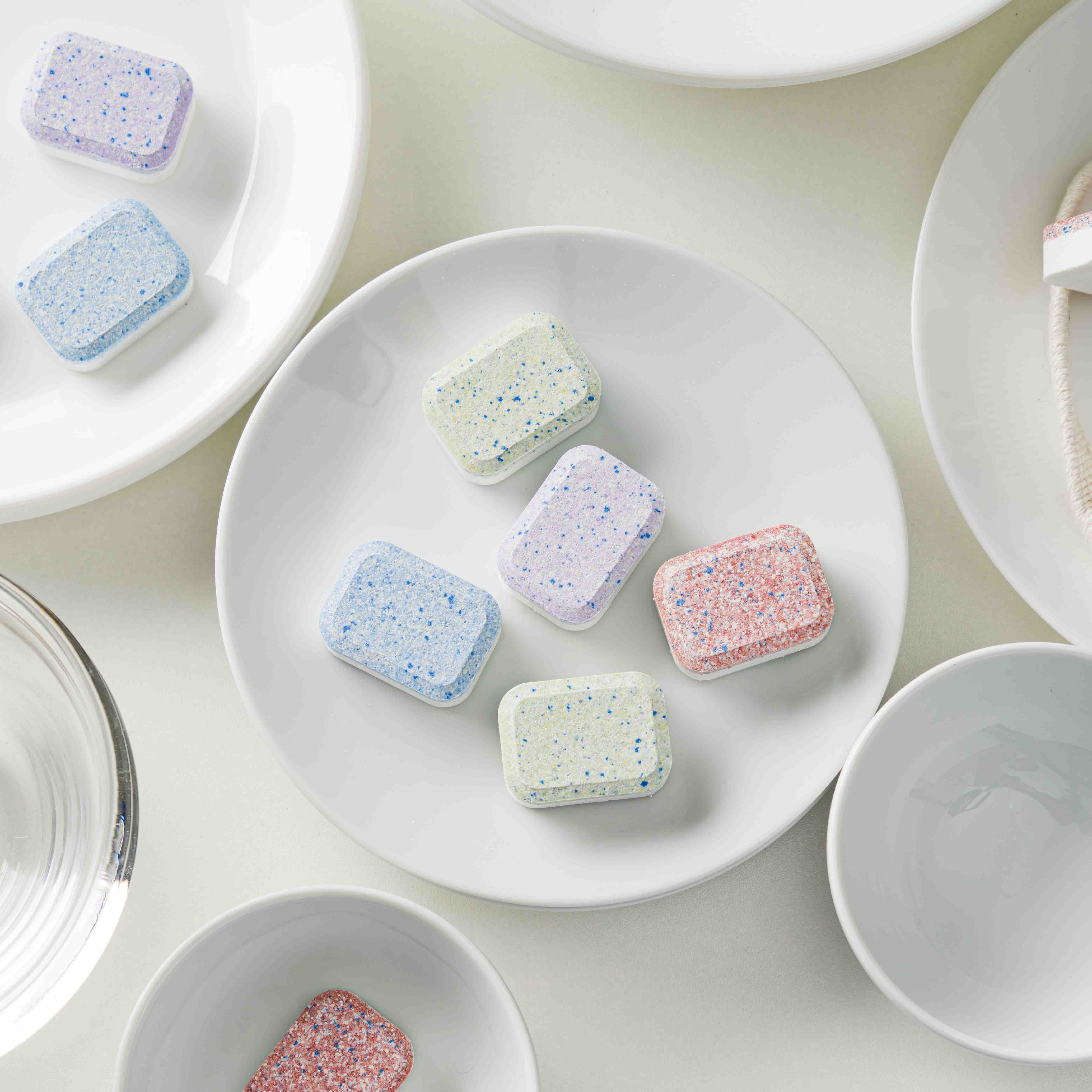 New OEM/ODM biodegradable bulk dishwasher tablets eco-friendly products washing machine dishwashing tablets oil removal products