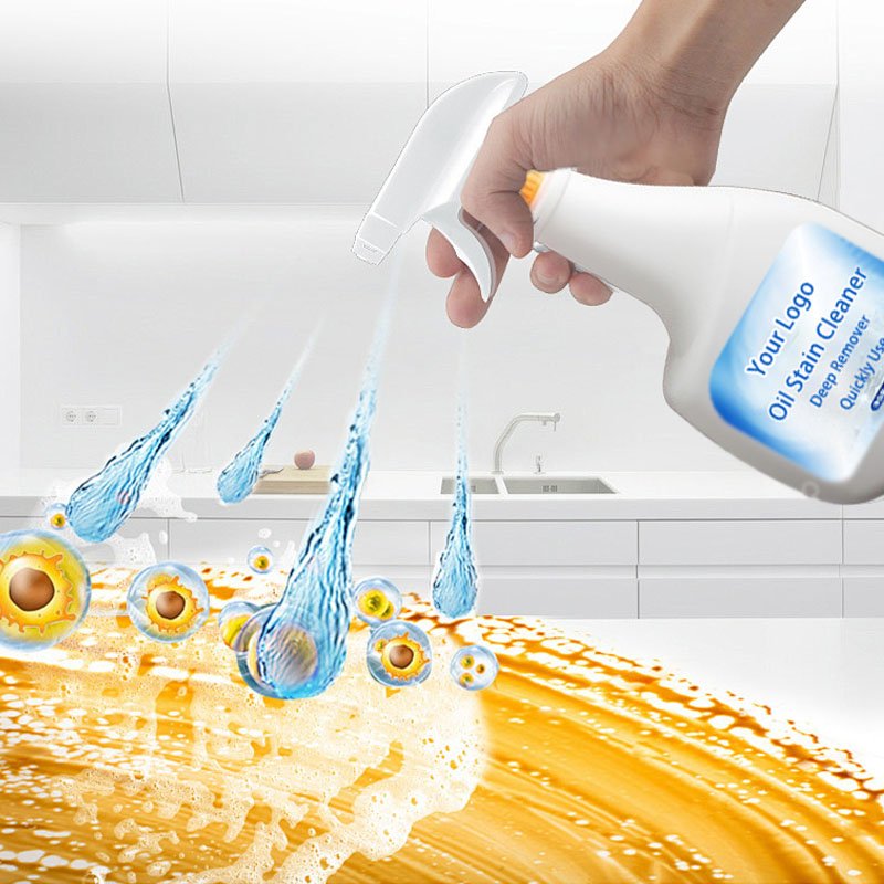 Wholesale Oil Stains Cleaning 350ml 750ml Kitchen Cleaner Spray For Household Cleaning Supplies