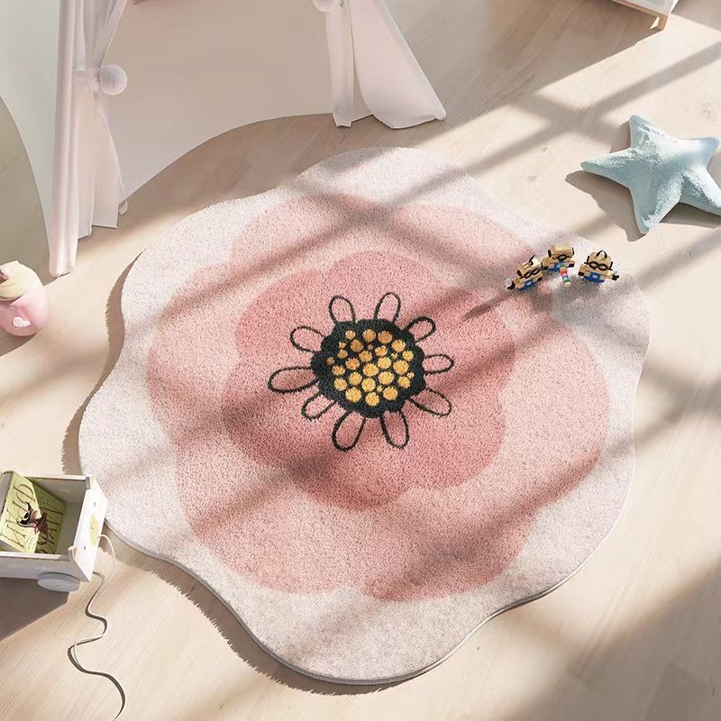 China Supplier Designer Fluffy Rug Soft Memory Foam Living Room Long Pile Floor Mat Solid Color Faux fur Carpets Area Rugs