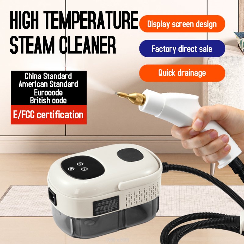 Powerful 110V 220V Car Steam Cleaner for High Temperature Deep Cleaning of Oil Stains on Kitchen Hoods and Home Appliances 3 Bar