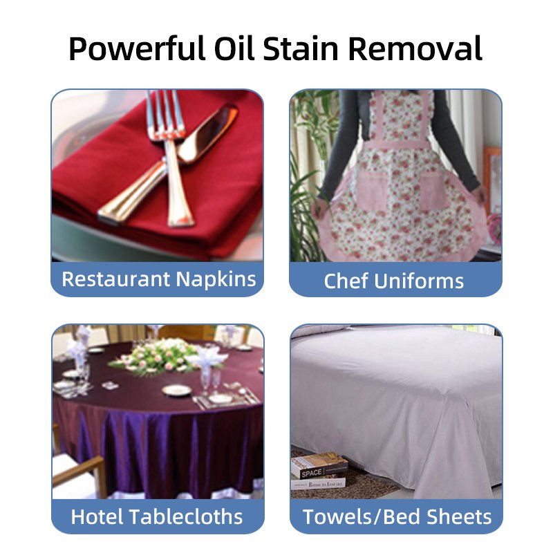 Hotel Special Heavy Oil Stain Cleaning Degreasing Agent Disposable Laundry Dry Cleaner With Oil Stain Emulsifier And Net