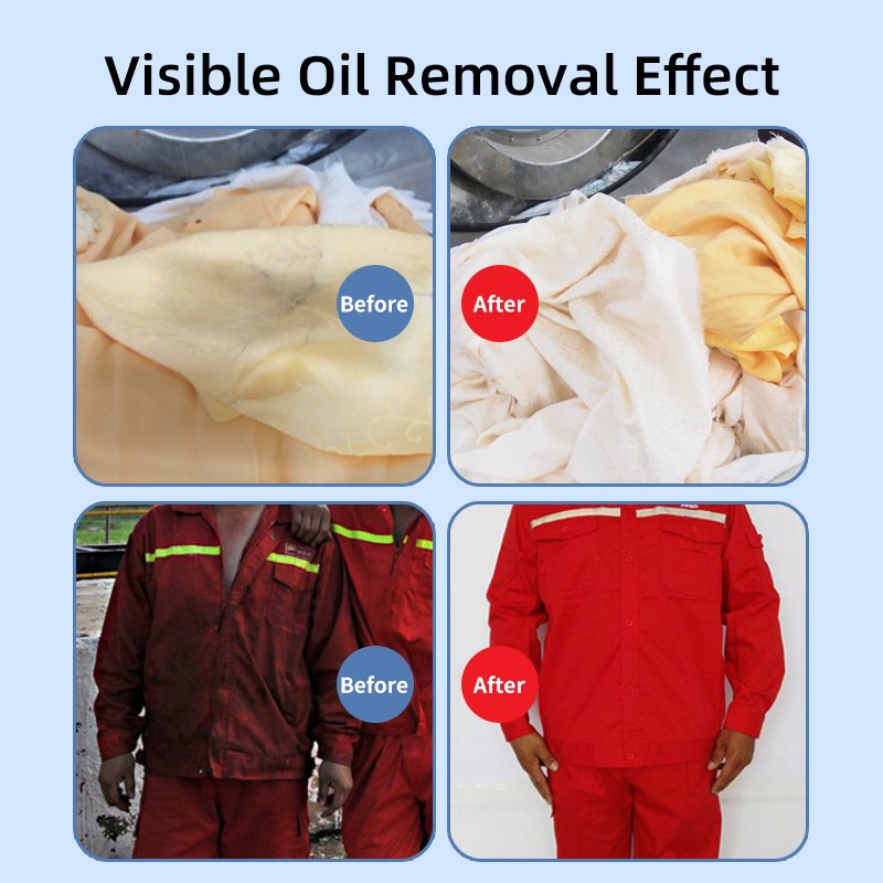 Hotel Special Heavy Oil Stain Cleaning Degreasing Agent Disposable Laundry Dry Cleaner With Oil Stain Emulsifier And Net