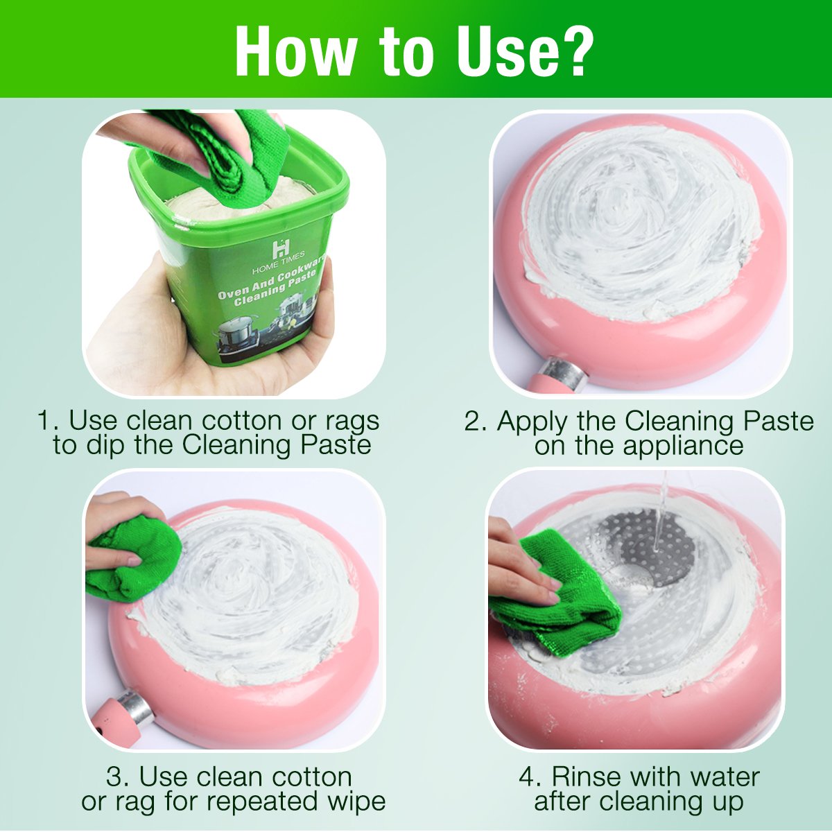 400g Over&Cookware Cleaner Cleaning Oil Stain Spray Liquid Kitchen Cleaner Detergent All purpose Cleaning Powder For Restaurant