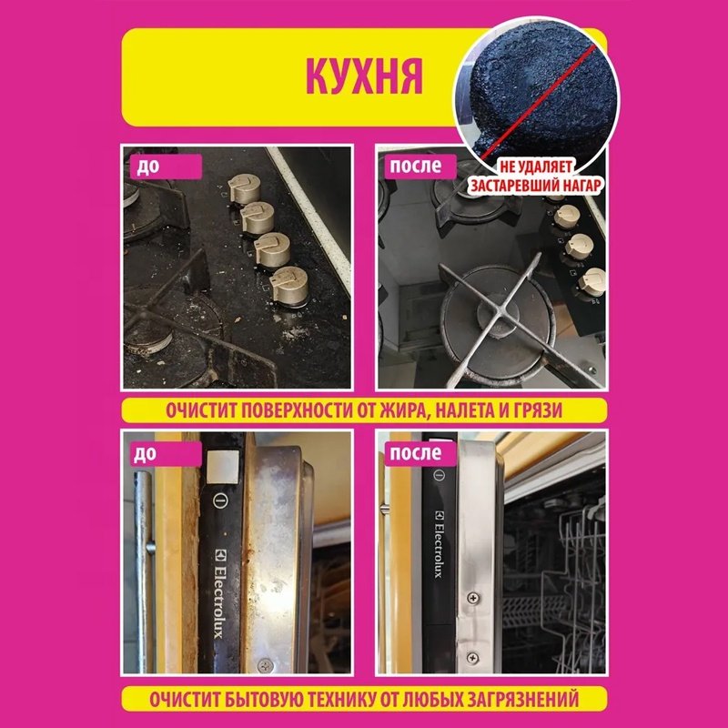 Kitchen Utensils Cookware Cleaning Paste Multipurpose Deep Decontamination Pan Bottom Scale All Purpose Cleaner