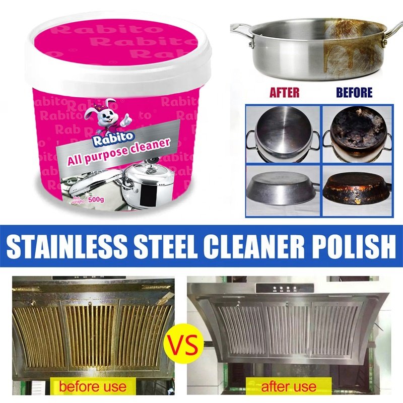 Kitchen Utensils Cookware Cleaning Paste Multipurpose Deep Decontamination Pan Bottom Scale All Purpose Cleaner