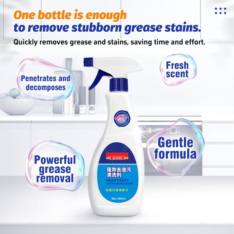 Sanvo Oil Stain Cleaners Household Cleansing Agent grease kitchen cleaning household cook ware cleaning kitchen cleaner spray