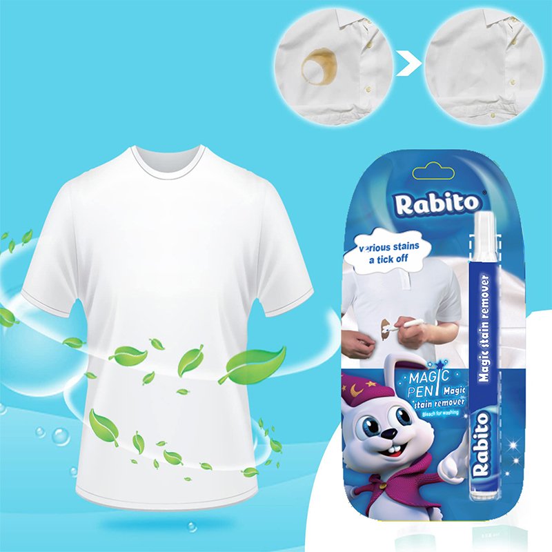 Factory Wholesale Custom Logo And Package Portable Express Clean Clothes Bleach Pens Instant Laundry Stain Remover Pen
