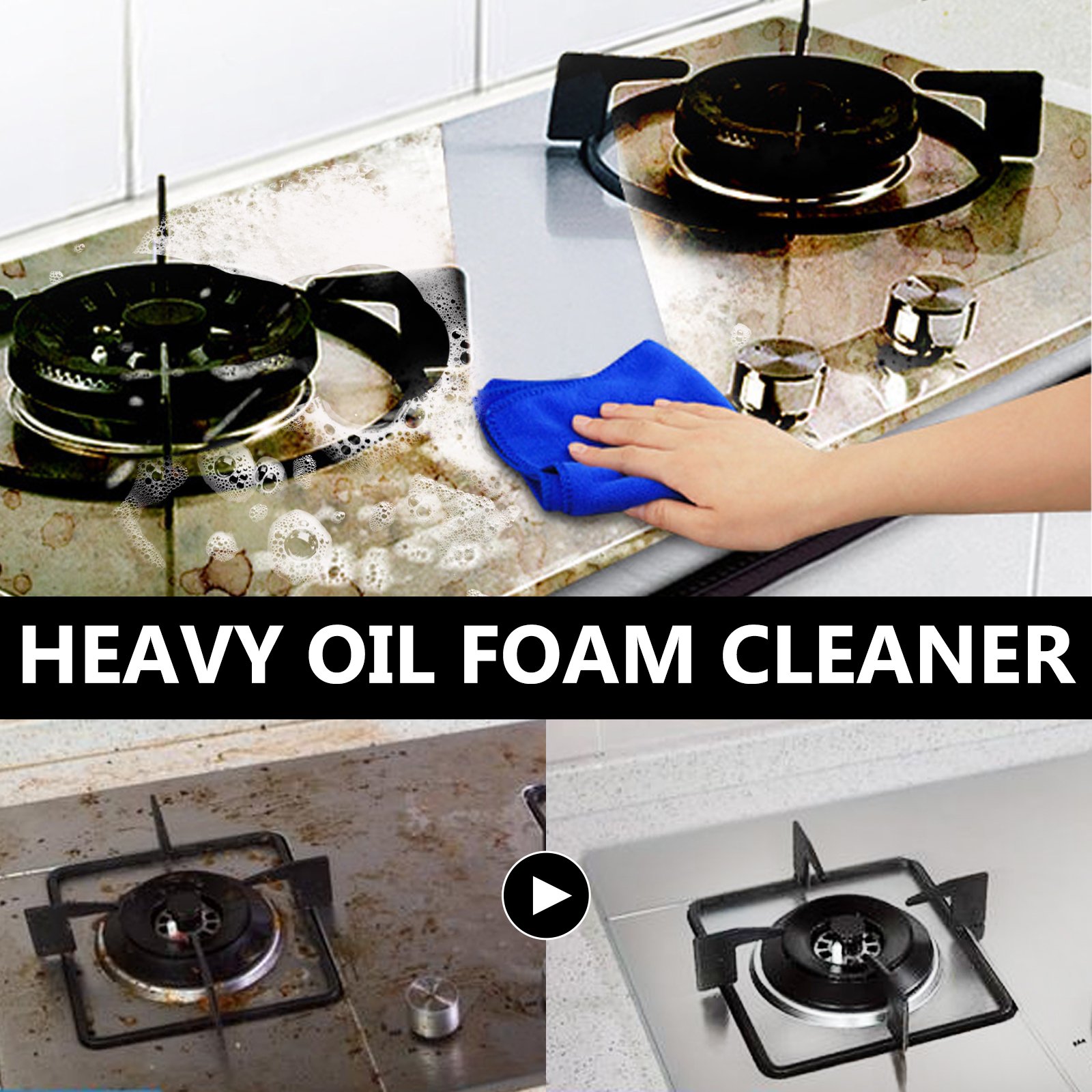 Jue fish Oil And Grease Cleaner Easily Oil Stain Cleaners Multipurpose Heavy Oil Cleaner
