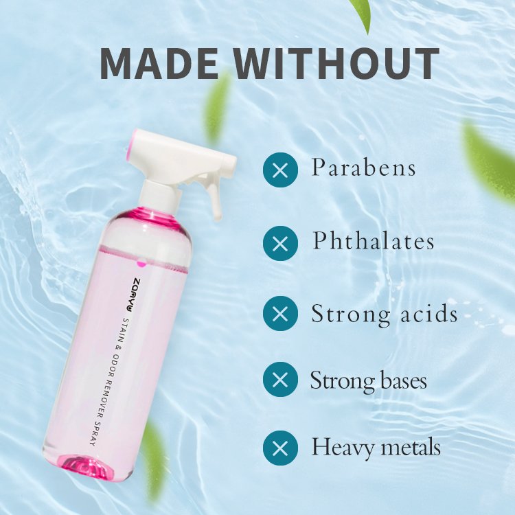Private Label Stain And Odor Remover Spray Room Deodorizers Kitchen Cleaner Spray Oil Grease Stain Remover Spray Stain Remover