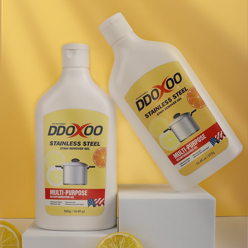 OEM Multifunctional Natural ingredients Metal Stainless Steel Cleaner for kitchen heavy oil tableware and stove