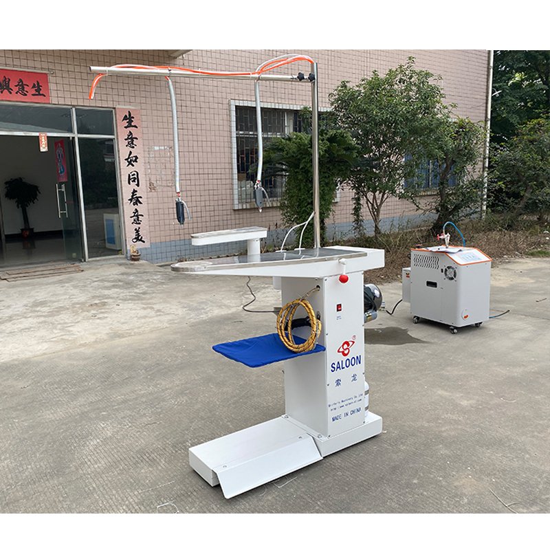 SL-809A Standing Oil Stain Removing Machine Spot Cleaner Motor Provided Automatic Edge Aligned Air Rolling Relaxing Machine