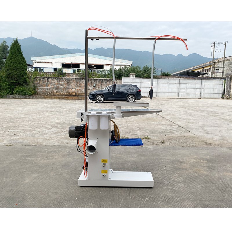 SL-809A Standing Oil Stain Removing Machine Spot Cleaner Motor Provided Automatic Edge Aligned Air Rolling Relaxing Machine