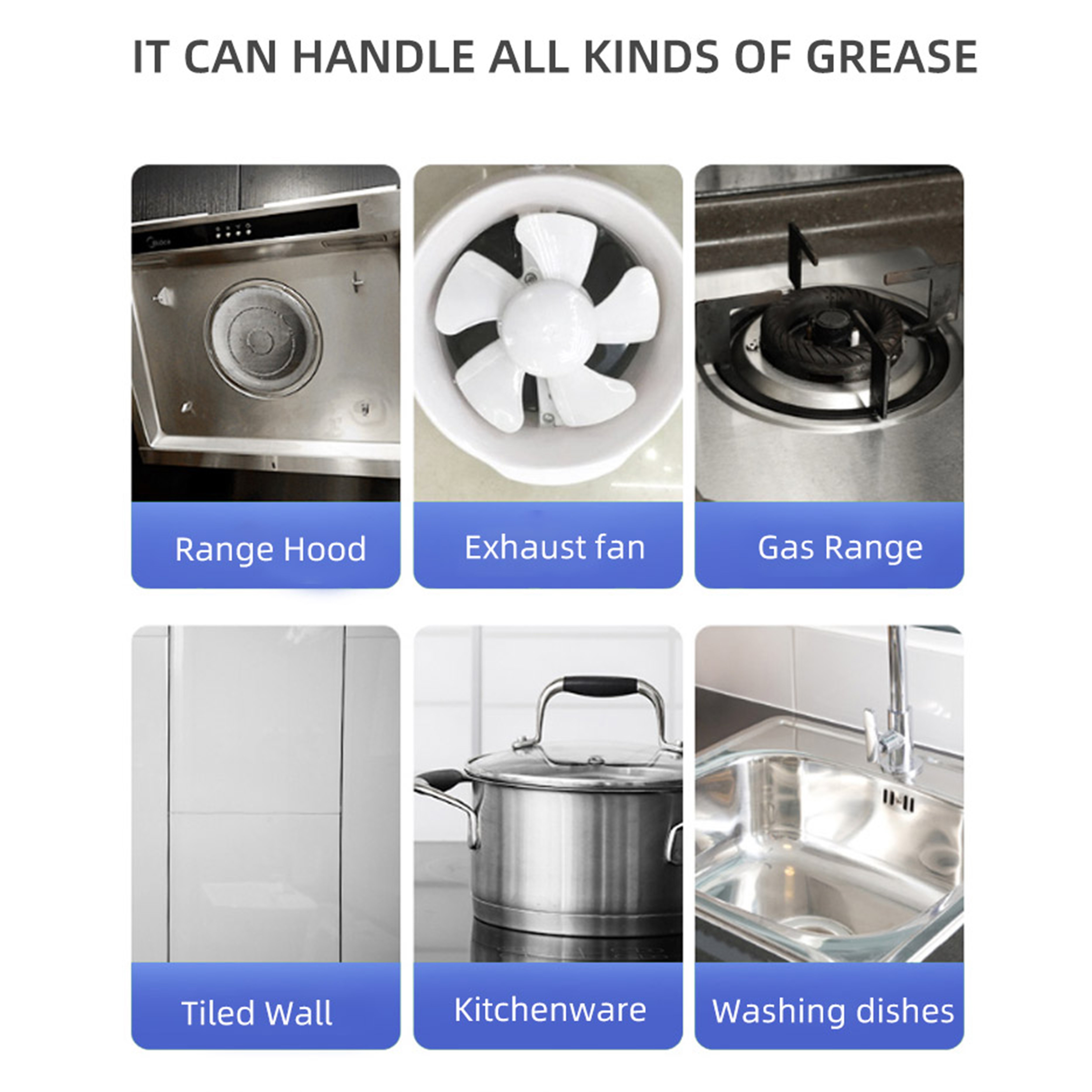HotSale Customizable Multi-Purpose Oil Stains Cleaning Products Kitchen Cleaner Spray For Household