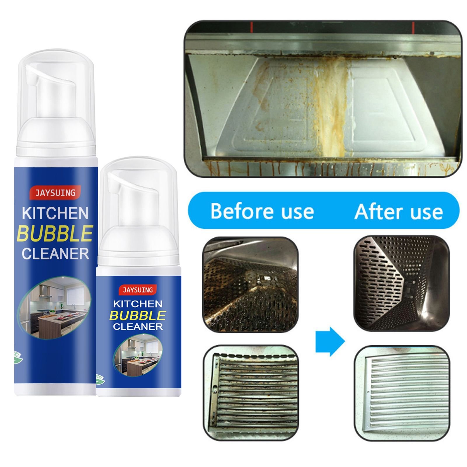 Rustr emover home dirt oil descaling detergent kitchen bubble cleaner kitchen grease cleaner