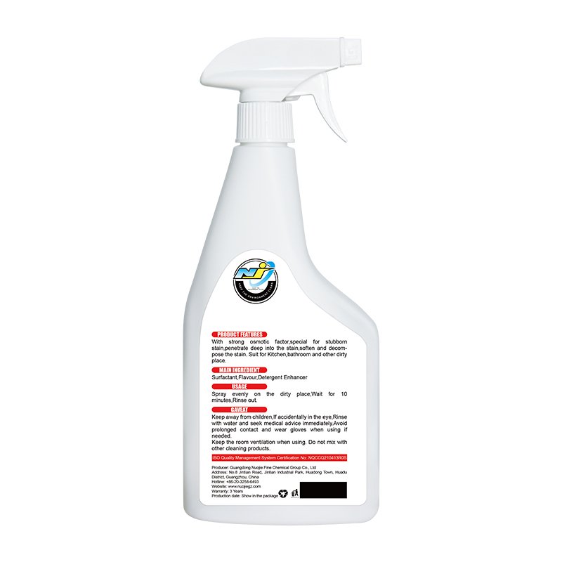 Multi-purpose Cleaner Quick Clean Stubborn Stains Odourless for Whole House Cleaning 500ml Large Capacity