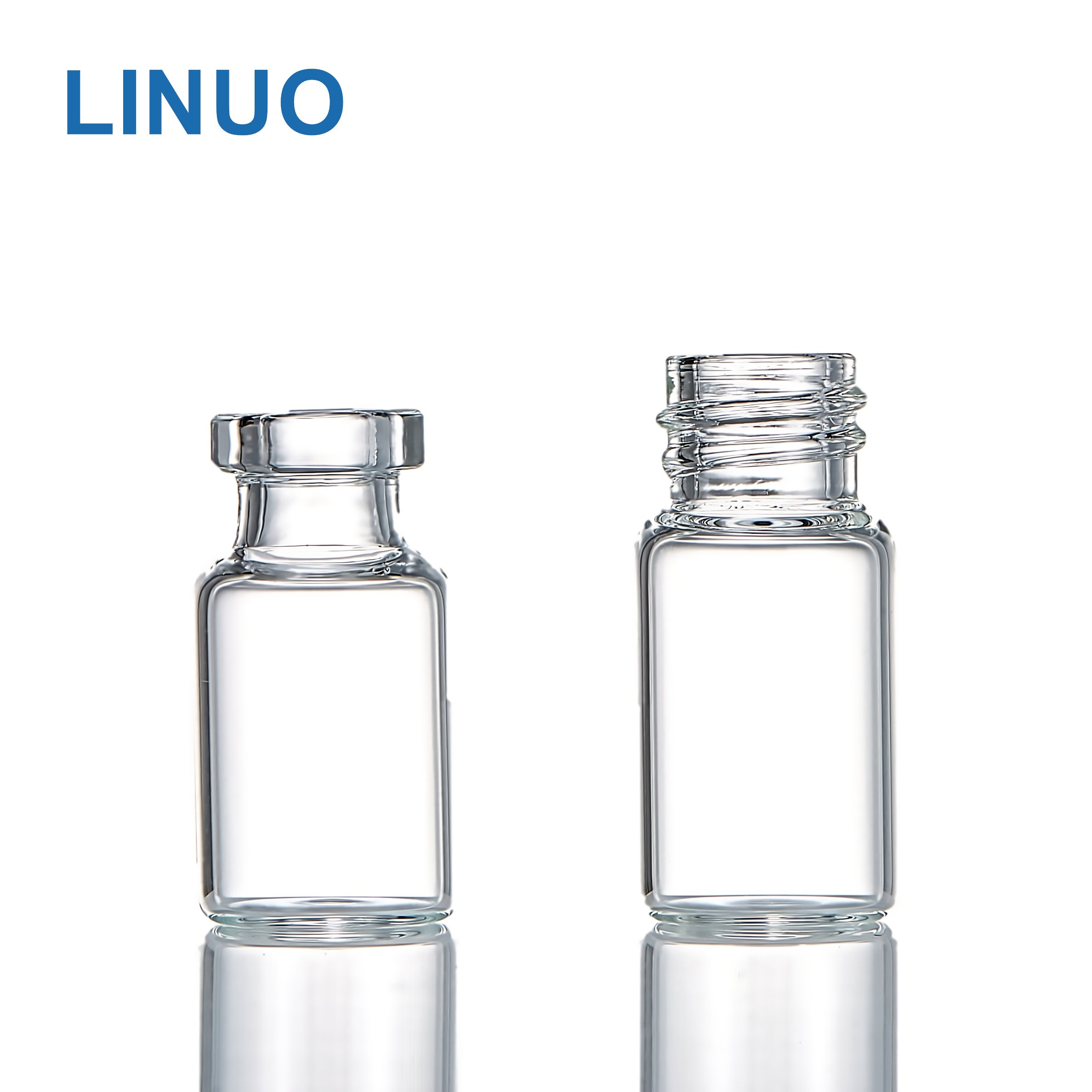 Hot sale pharmaceutical amber or clear pharmaceutical injection glass tubular vials for Organic Intermediate with caps