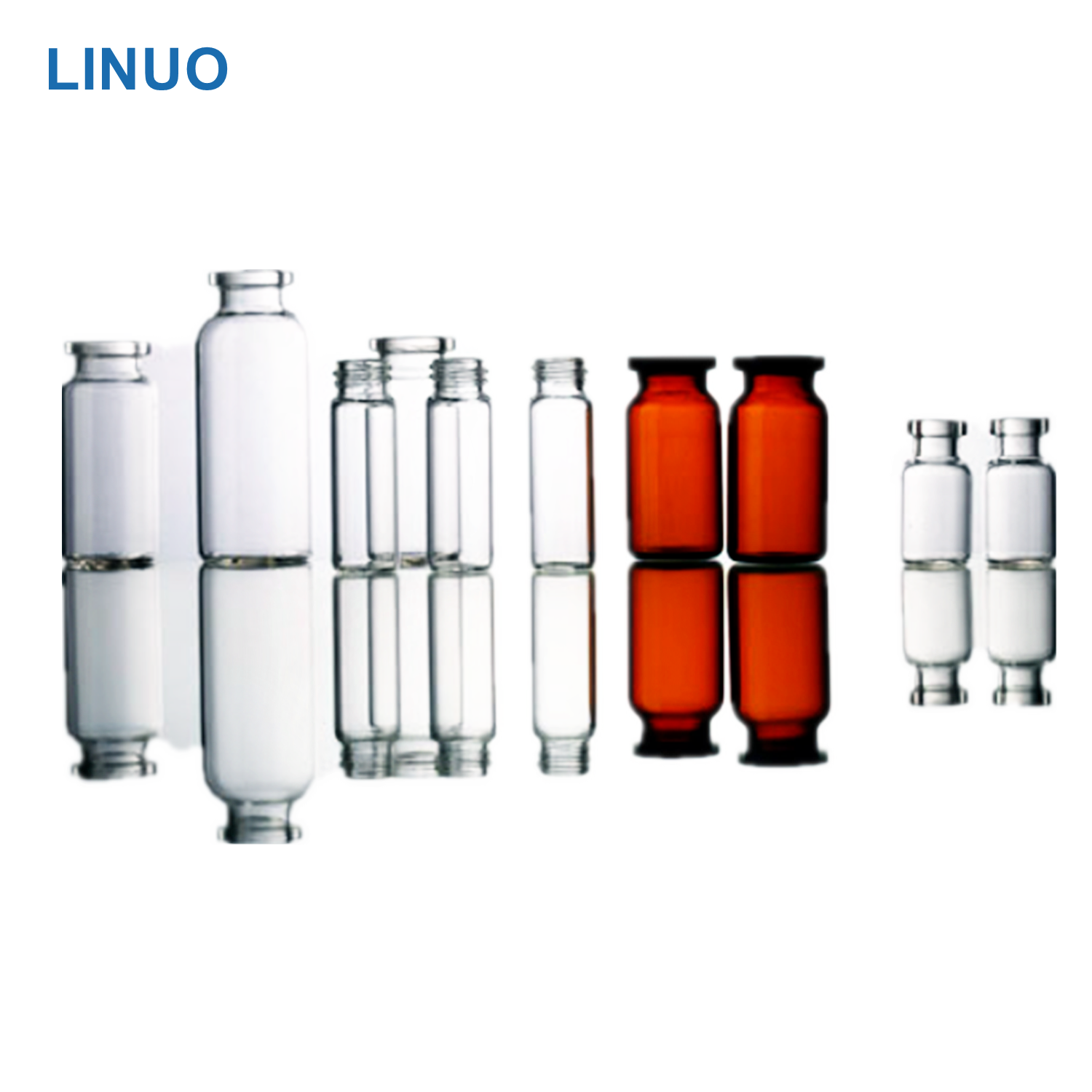Hot sale pharmaceutical amber or clear pharmaceutical injection glass tubular vials for Organic Intermediate with caps