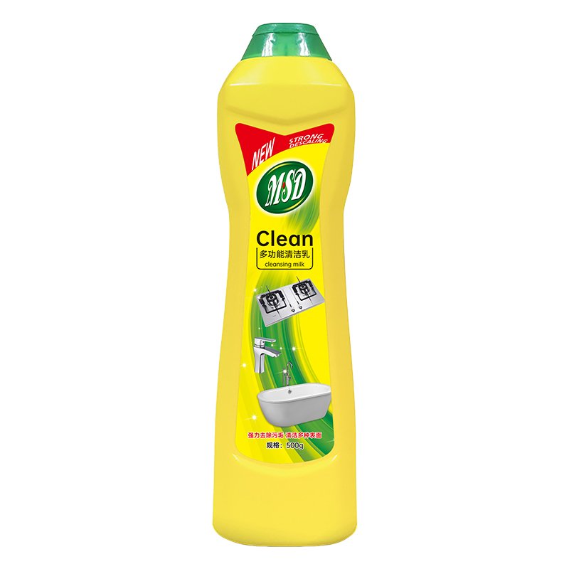 Multipurpose cleaning agent for household bathrooms, bathrooms, kitchens, heavy oil stains, pot bottoms, and black stains