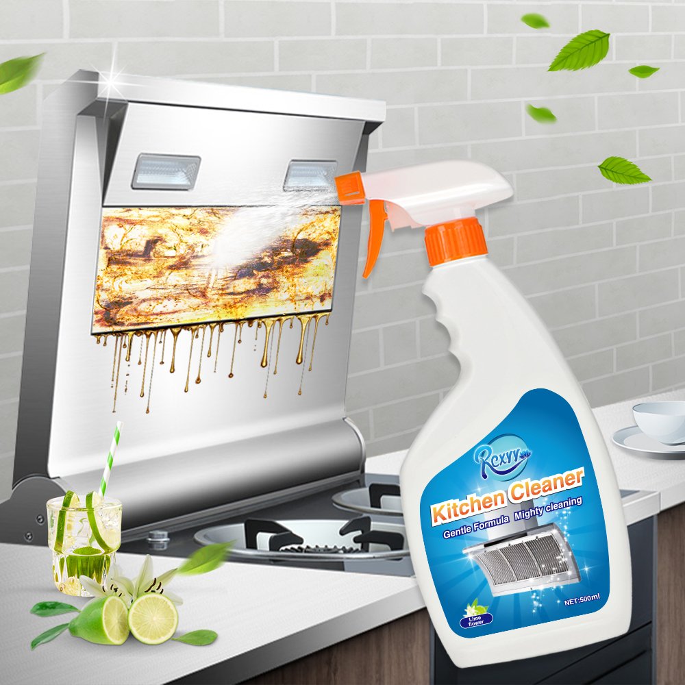 Manufacture Free Sample Gentle Formula Liquid Detergent 500ml Kitchen Cleaner Spray For Household Cleaning Supplies