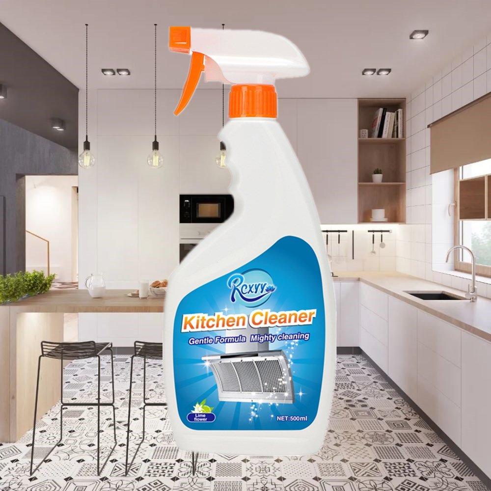 Manufacture Free Sample Gentle Formula Liquid Detergent 500ml Kitchen Cleaner Spray For Household Cleaning Supplies