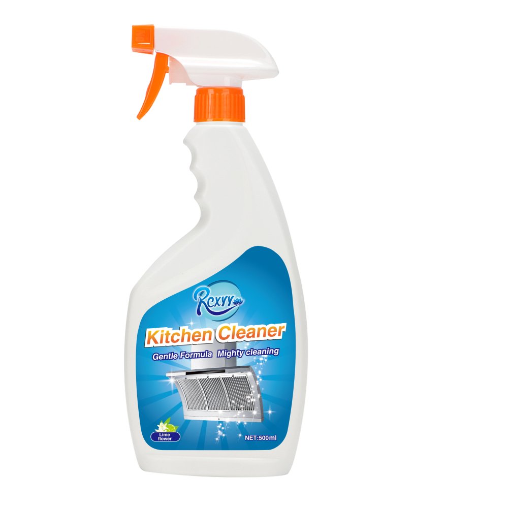 Manufacture Free Sample Gentle Formula Liquid Detergent 500ml Kitchen Cleaner Spray For Household Cleaning Supplies
