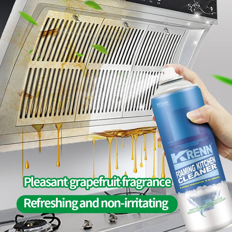 Powerful deep cleaning products oil stain cleaner spray kitchen grease remover kitchen cleaner foam spray