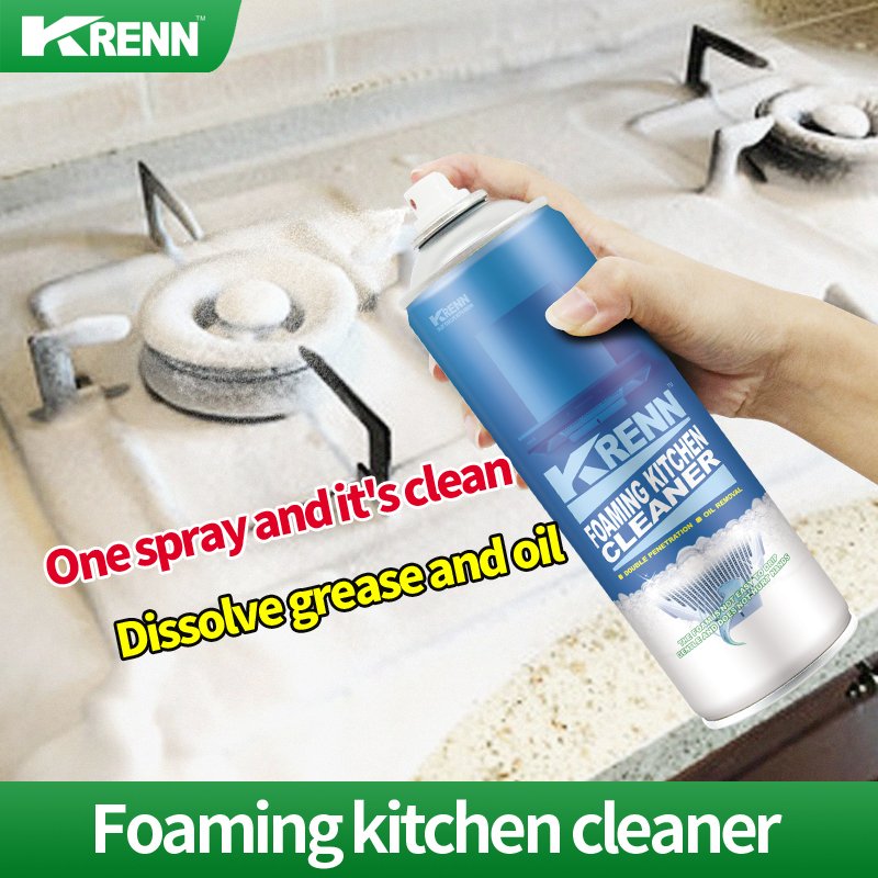 Powerful deep cleaning products oil stain cleaner spray kitchen grease remover kitchen cleaner foam spray
