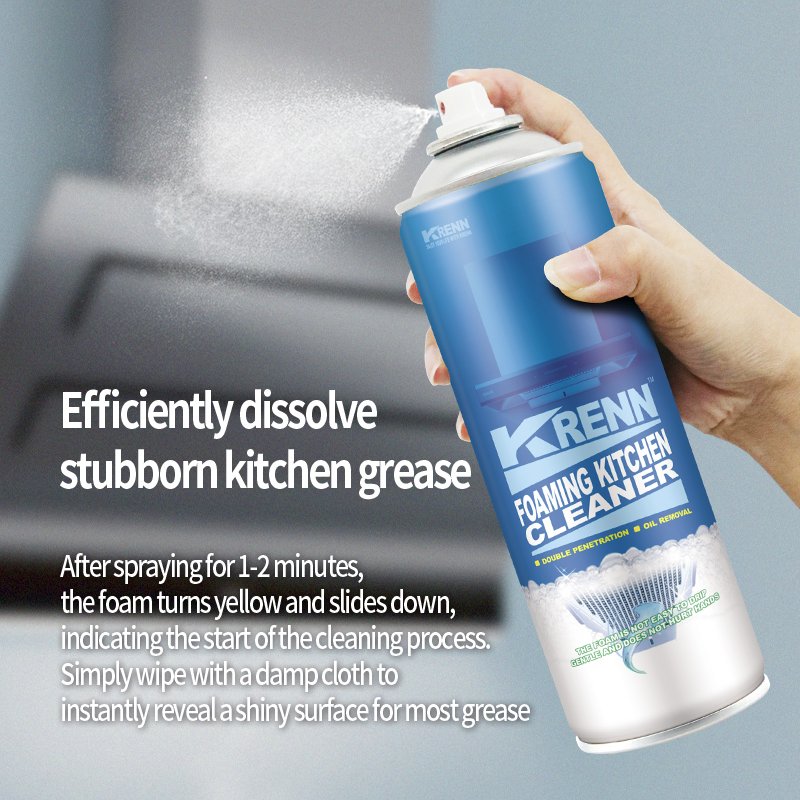 Powerful deep cleaning products oil stain cleaner spray kitchen grease remover kitchen cleaner foam spray