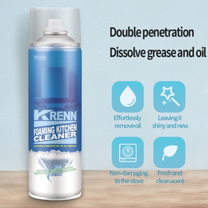 Powerful deep cleaning products oil stain cleaner spray kitchen grease remover kitchen cleaner foam spray