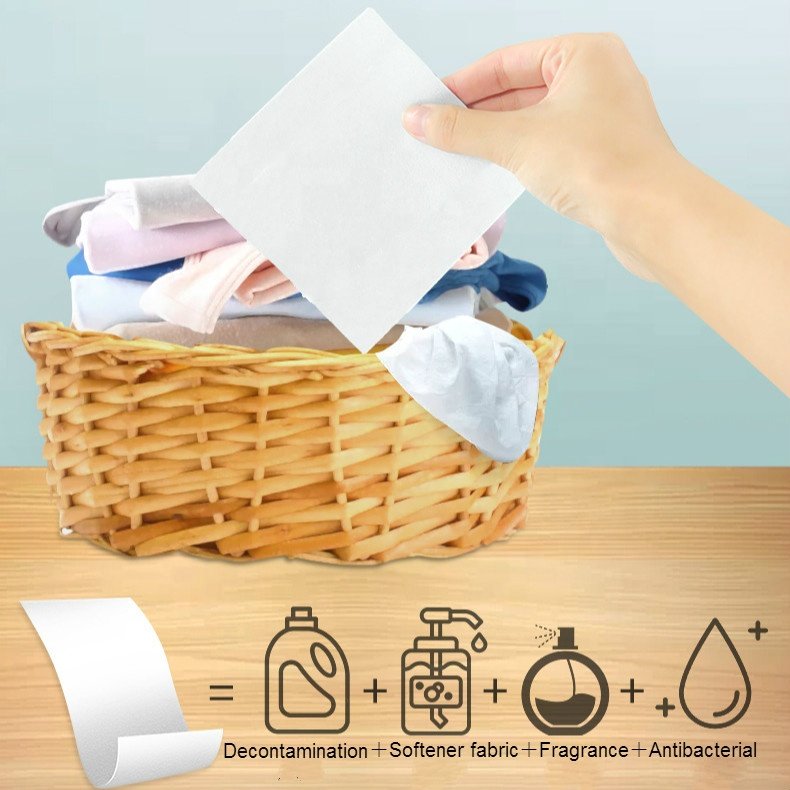 Fresh linen Eco-strips laundry detergent sheet 120 loads