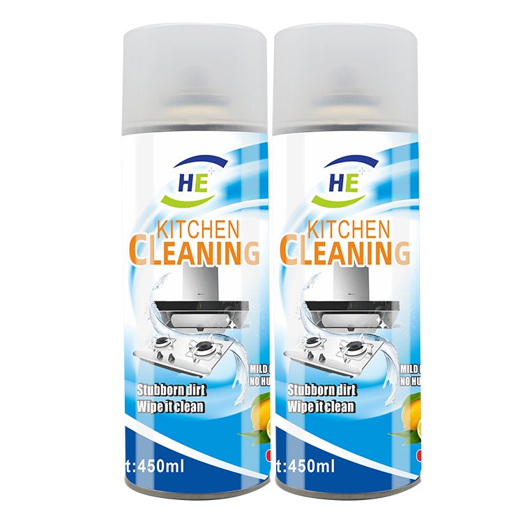 450ML Eco-friendly Kitchen Grease Cleaner Remove Multi-Purpose Foam Cleaner Household Kitchen Cleaning Spray