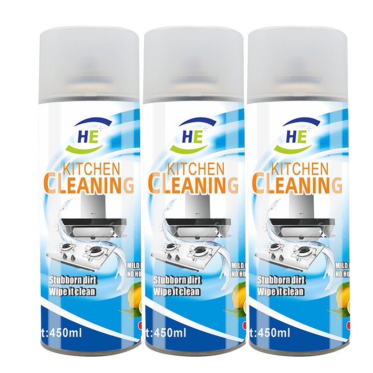 450ML Eco-friendly Kitchen Grease Cleaner Remove Multi-Purpose Foam Cleaner Household Kitchen Cleaning Spray