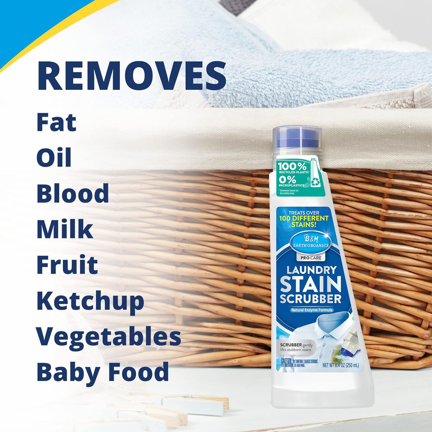 Laundry Stain Scrubber Bio Enzyme Stain Remover