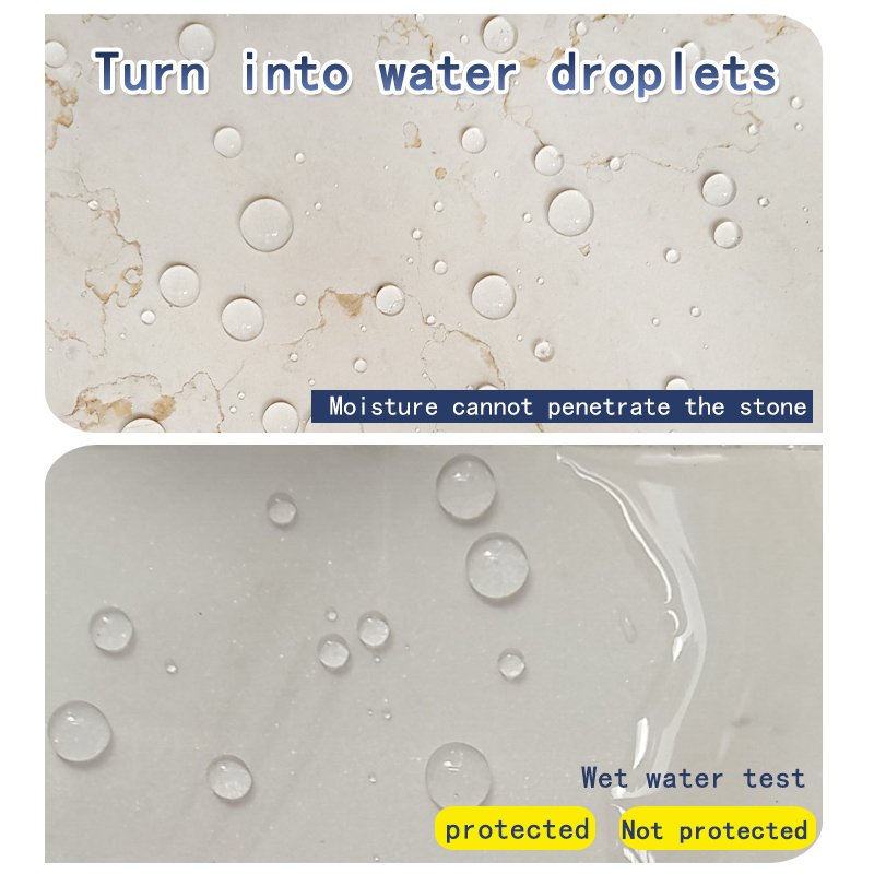 Marble anti-fouling stone curing oil-based transparent waterproofing agent for long-lasting protection