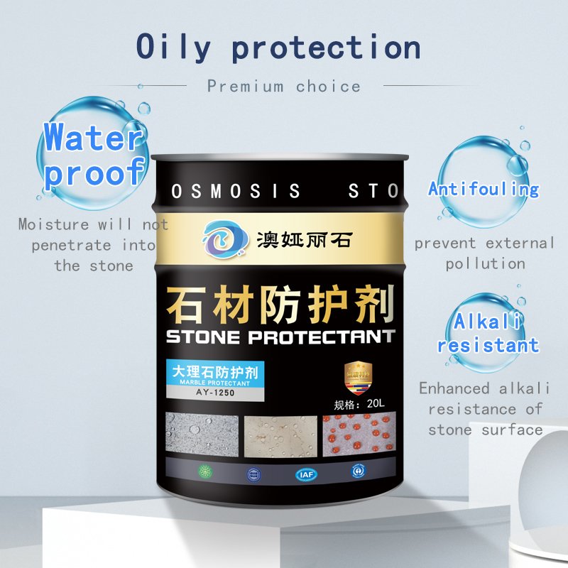 Marble anti-fouling stone curing oil-based transparent waterproofing agent for long-lasting protection