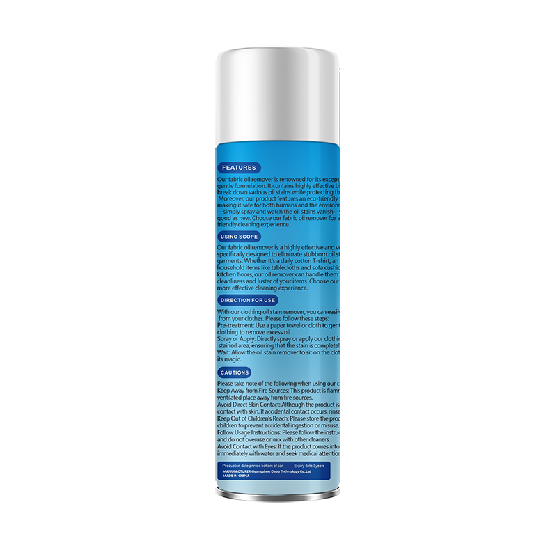 450ML Fabric Oil & Grease Eliminato Deep-Cleaning Garment Stain Remover Pro Formula Premium Oil & Grease Spot Vanisher