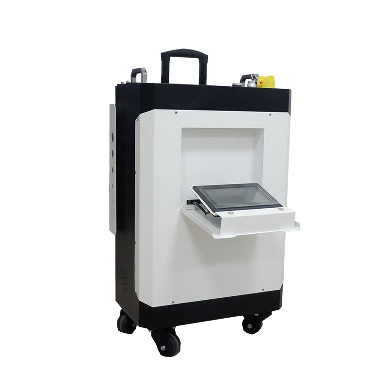 100W 200W 300W Portable Fiber Pulse Laser Cleaning Machine Metal Rust Removal pulsed Laser Cleaner To Remove Rust And Paint