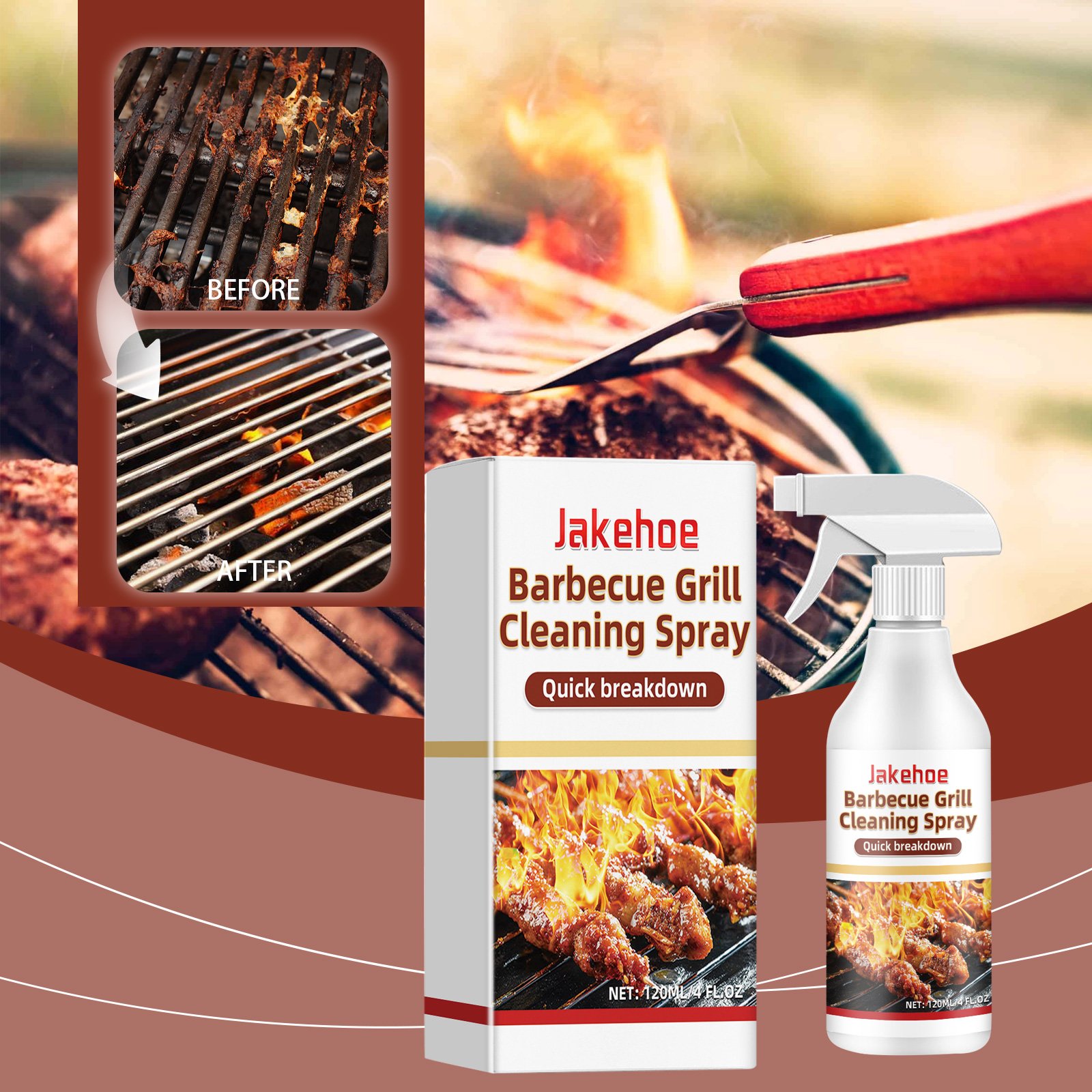 wholesale powerful multi-purpose cleaner barbecue grill oil cleaner spray, BBQ Range Hood degreaser