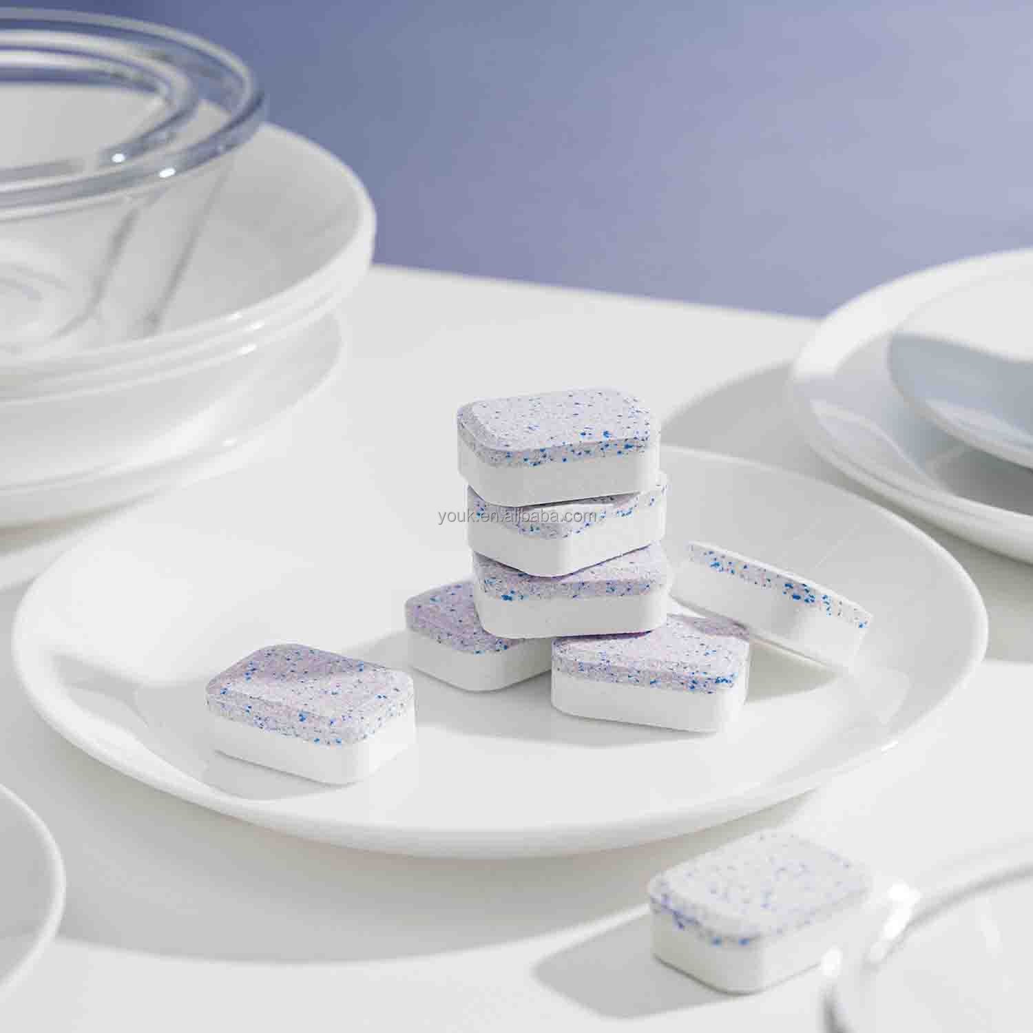 Wholesale dishwasher tablets eco friendly green products sustainable dishwashing tablets thick oil & stain removal dish cleaning