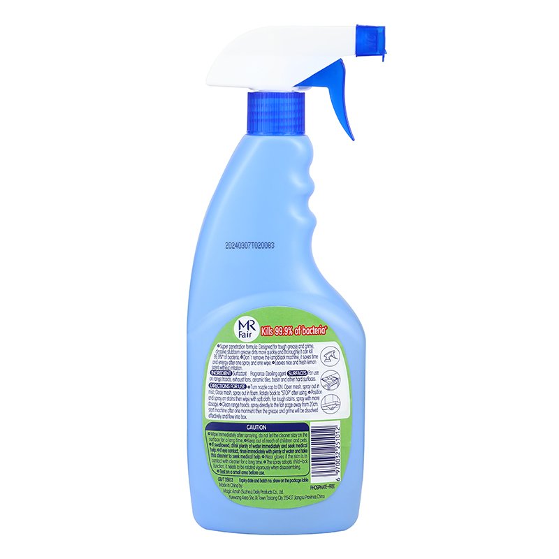Wholesale Household Cleaning Oil Stain Remover Cleaning Detergent Kitchen Cleaner Manufacturer