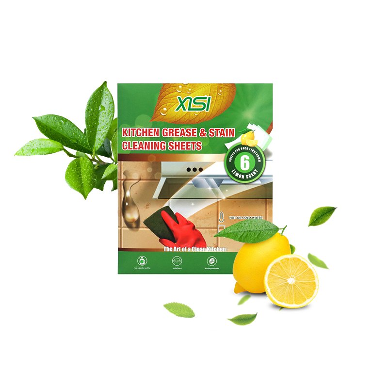 OEM ODM Oil Stain Cleaners Degreaser Deep Cleaning Powerful Foaming Kitchen Cleaner Solid Sheet