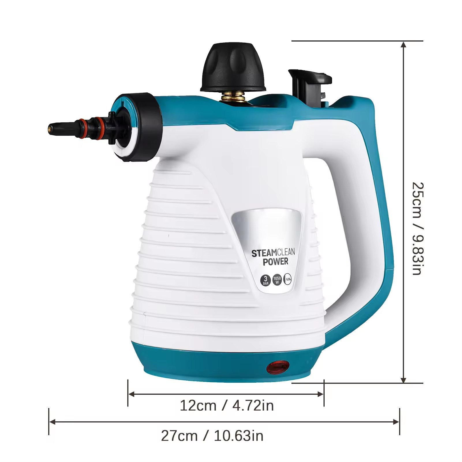 Customized Multi-Purpose Handheld Steam Cleaner with 9 Piece Accessories for Heavy Oil Stain Removal
