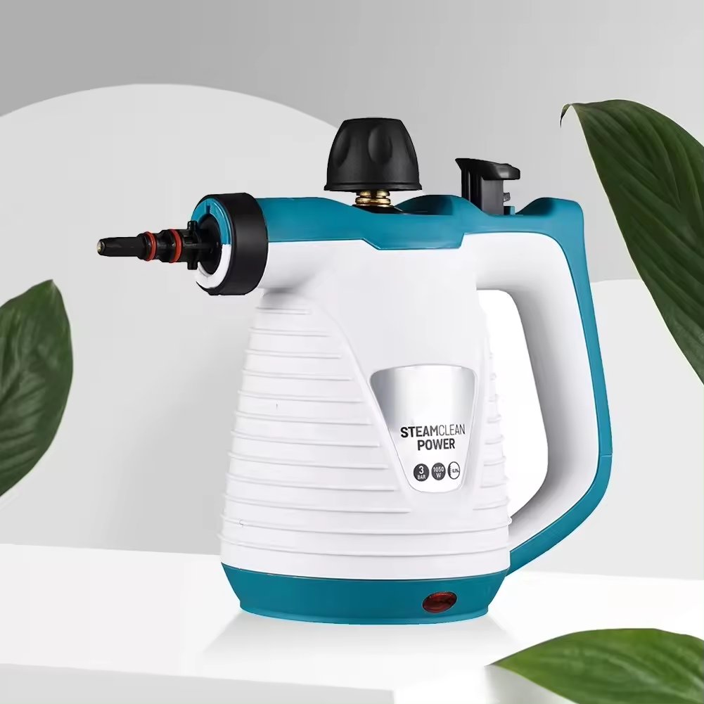 Customized Multi-Purpose Handheld Steam Cleaner with 9 Piece Accessories for Heavy Oil Stain Removal