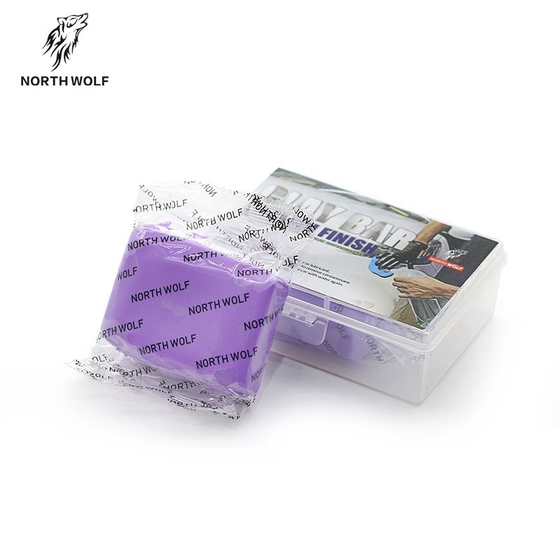 OEM wholesale car detailing product car renew soft purple clay bar auto detailing 100g